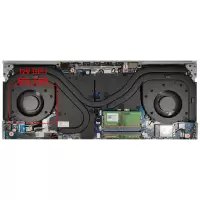 Lenovo Legion 5-15ACH6 Type 82JW GPU Fan - Ekran Kartı Fanı