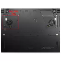 Asus Rog Zephyrus S GX531, GX531G GPU-Vga Fan - Ekran Kartı Fanı