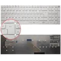 Acer Extensa 2510-C6XY, 2510G, 2519, 2530 Notebook Klavye (Beyaz TR)