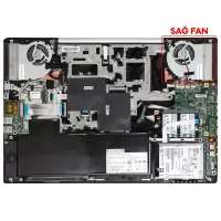 Msi GS72 Stealth Pro(4K) 6QE-243TR GPU - VGA Fan - Ekran Kartı Fanı