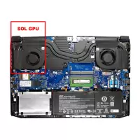 Acer Nitro 5 AN515-55-52EW, AN515-55-52FN Cpu Fan - İşlemci Fanı Ver.2