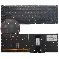 Acer Predator Triton PT315-52-723Q Klavye Işıklı (Siyah TR)