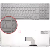 Sony SVE 15, SVE15, SVE 17, SVE17 Serisi Notebook Klavye (Beyaz TR)