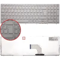Sony Vaio SVE1713F1E, SVE1713F4E, SVE1713G1E Notebook Klavye (Beyaz TR)