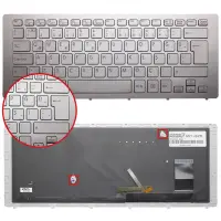 Sony Vaio SVF15N1I4R, SVF15N1J2E Klavye Işıklı (Gümüş TR)