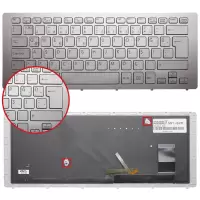 Sony Vaio SVF15N1L2E, SVF15N1L2ES Klavye Işıklı (Gümüş TR)