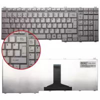 Toshiba Satellite L505-13N, L505-13P Notebook Klavye (Gümüş TR)