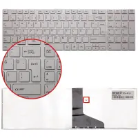 Toshiba Satellite C870-DMK, C870-DNK, C870-DNW Notebook Klavye (Beyaz TR)