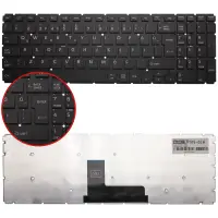 Toshiba Satellite L50-B-11E, L50-B-11F Notebook Klavye (Siyah TR)