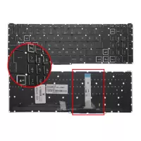 Acer Nitro 16 AN16-41-R08SA53 Klavye Işıklı (Siyah TR)