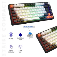 Gameagle Strike Compact MK-82X2ABB Mekanik Işıklı Gamer Klavye