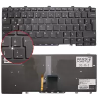 Dell Latitude E7270 N003LE727012EMEA_WIN Klavye Işıklı (Siyah TR)