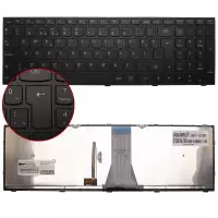 Lenovo 25214759, 25214785, 5N20H03435 Notebook Klavye Işıklı (Siyah TR)