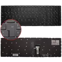 Lenovo V310 80T300T6TX, 80T300TETX Notebook Klavye Işıklı (Siyah TR)