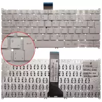 Acer NSK-R71BW01, RT0SW Notebook Klavye (Beyaz TR)