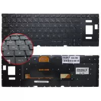 Asus Rog Zephyrus S GX501V, GX501G, GX501GI Klavye Işıklı (Siyah TR)