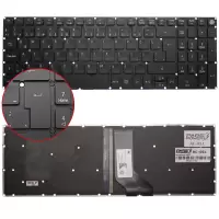 Acer Aspire 3 A315-53-378N, A315-53-37R3 Notebook Klavye Işıklı (Siyah TR)