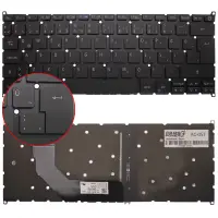 Acer Swift 3 PK131JL1B21 Klavye Işıklı (Siyah TR)