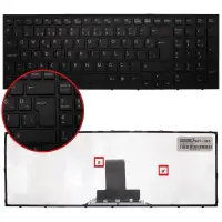 Sony Vaio V1116788, V111678A, V111678B Notebook Klavye (Siyah TR)