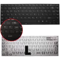 Toshiba Portege R700-14M, R700-14N, R700-15C Notebook Klavye (Siyah TR)