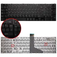 Toshiba Satellite C55-A-1RV, C55-A-1T0, C55-A-1TG Klavye (Siyah TR)