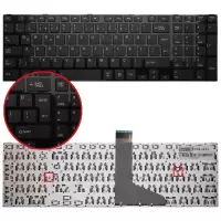 Toshiba Satellite U50-A-L4M, U50D-A-L5M Klavye (Siyah TR)