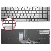 HP ENVY NSK-XW1BC, 9Z.NHBBC.101 Klavye Işıklı (Gümüş TR)