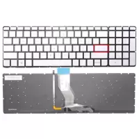 HP ENVY 15-ae Serisi Klavye Işıklı (Gümüş TR)