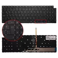 Dell inspiron 15 3511 F35OBF821N Klavye Işıklı (Siyah TR)