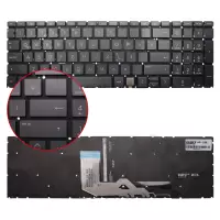 HP ENVY PK132UR1A00, 9Z.NHBBC.10E Klavye Işıklı (Siyah TR)