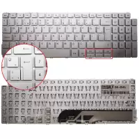 Dell Latitude 3510 P101F, P101F002 Klavye (Gümüş TR)