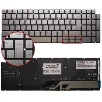 Dell Latitude 3510 P101F, P101F001 Klavye Işıklı (Gümüş TR)