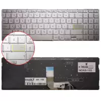 Asus Vivobook 15 K513, K513E Klavye Işıklı (Gümüş TR)