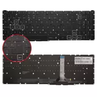 Acer Nitro 5 AN517-54-59KR, AN517-54-59VB Klavye Işıklı (Siyah TR)