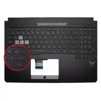 Asus TUF Gaming FX505GE-AL407 Klavye RGB Işıklı (Siyah TR)