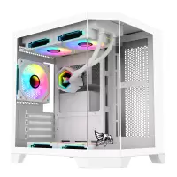 Gameagle Edge Compact 3 Argb Fanlı Oyuncu Pc Kasası 750W 80+ Plus Bronz Powerlı Sıvı Soğutmalı (Beyaz)