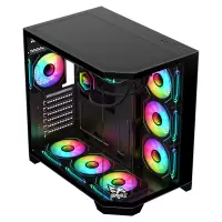 Gameagle Edge 7 Argb Fanlı Oyuncu Bilgisayar Kasası (Siyah)