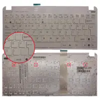 Asus Eee Pc 1025, 1025C, 1025CE, R011CX, R011PX Notebook Klavye (Beyaz - Çerçeveli TR)