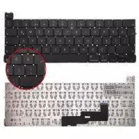Apple MacBook Pro 13 M1 A2338 (EMC 3578) Klavye Işıklı (Siyah TR)