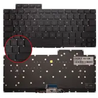 Asus ROG Zephyrus G14 GA401QH-HZ017 Klavye Işıklı (Siyah TR)