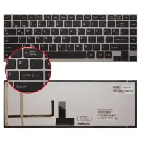 Toshiba Satellite U840W-C9S Notebook Klavye Işıklı (Siyah TR)