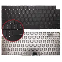 Apple Macbook Pro A2992 2023 M3 EMC 8407 Klavye (Siyah US)