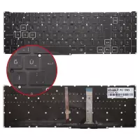 Acer Nitro 5 NH.QGXEY.003, NH.QGXEY.005 Klavye Işıklı (Siyah TR)