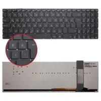 Asus N56DY, N56JK, N56JN, N56JR Klavye Işıklı (Siyah TR)