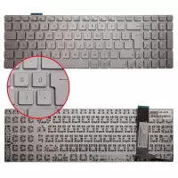 Asus N750J, N76VB Klavye (Gümüş TR)
