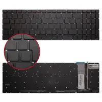 Asus ROG GL552VX, GL752, GL752V, GL752VL Notebook Klavye Işıklı (Siyah TR)