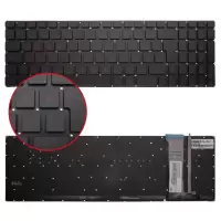 Asus VivoBook Pro N752V, N752VW, N752VX Notebook Klavye Işıklı (Siyah TR)