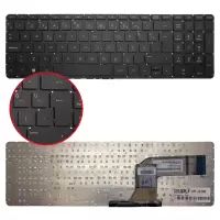 HP pavilion 15-p, 15-k, 17-F 15-p000, 15-p100, 15-p200 Serisi Notebook Klavye (Siyah TR)