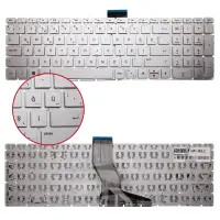 HP ENVY 17-r100nt, 17-n000nt, 17-n100nt Notebook Klavye Küçük Enter (Gümüş TR)