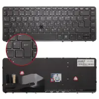 HP EliteBook 745 G1, 745 G2, 755 G1 Notebook Klavye (Siyah TR)